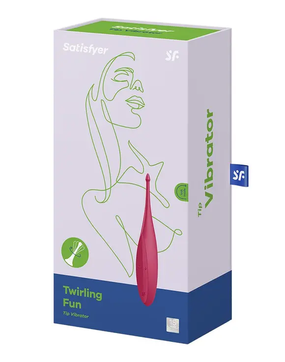 Вібратор для клітора Satisfyer Twirling Fun Poppy Red