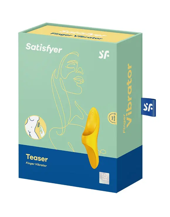 Вібратор на палець Satisfyer Teaser Dark Yellow