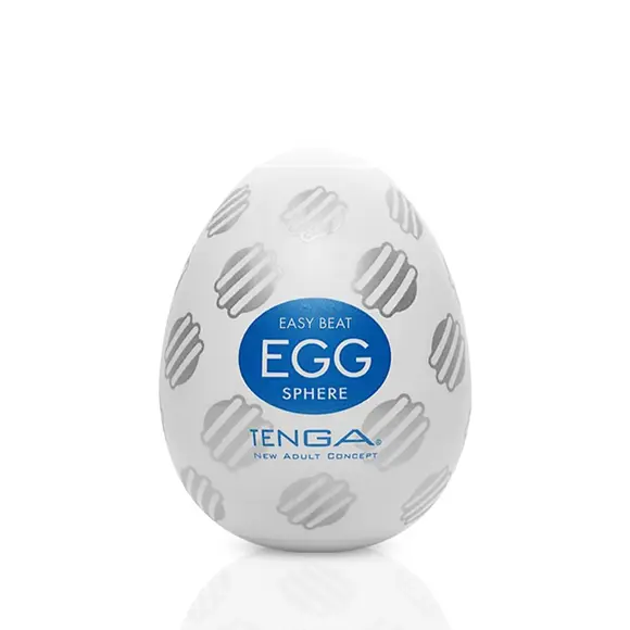 Мастурбатор-яйце Tenga Egg Sphere з багаторівневим рельєфом