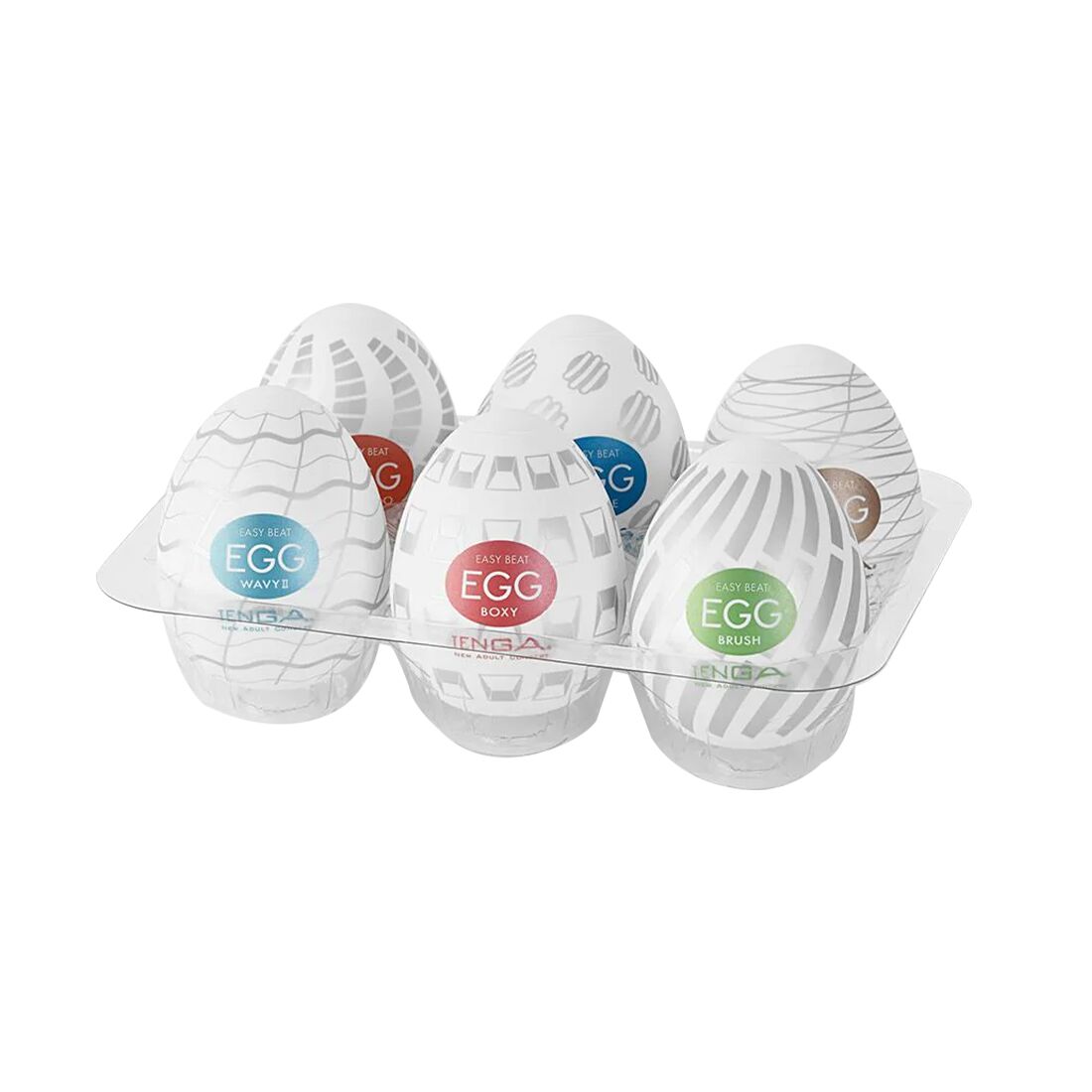 Наб�ір мастурбаторів-яєць Tenga Egg New Standard Pack (6 яєць)