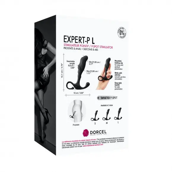 Ручний ергономічний масажер простати Dorcel Expert P size L