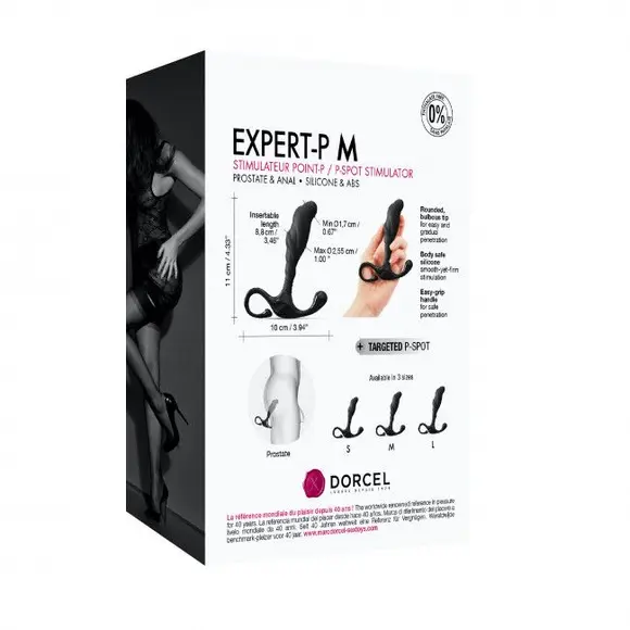 Ручной эргономичный массажер простаты Dorcel Expert P size M