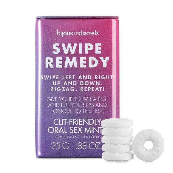 Мятные конфеты Bijoux Indiscrets Swipe Remedy – clitherapy oral sex mints, без сахара