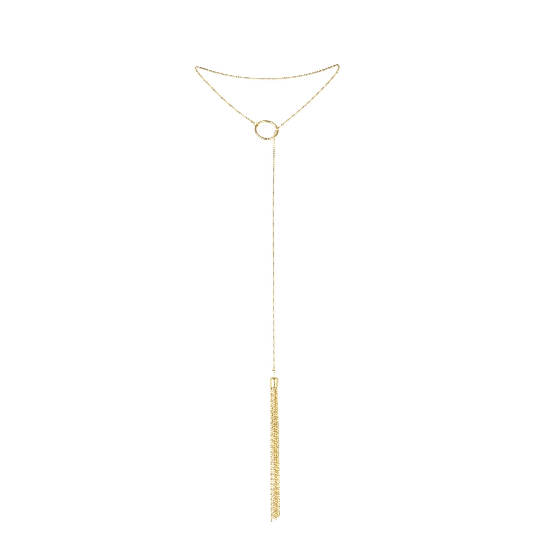 Цепочка для тела Bijoux Indiscrets Magnifique Tickler Pendant Chain — Gold
