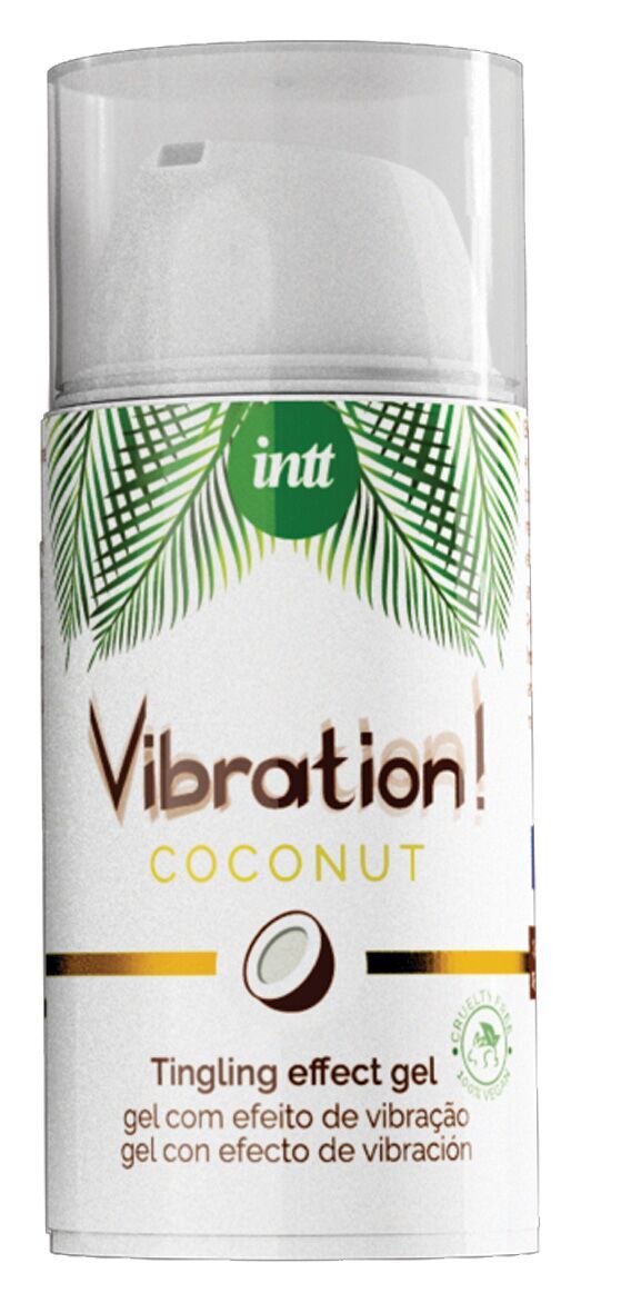 Рідкий вібратор Intt Vibration Coconut Vegan (15 мл) (без пакування!!!)