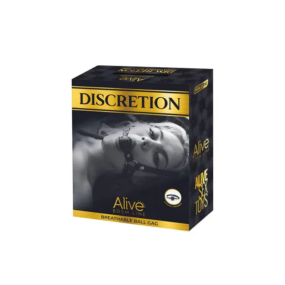 Повітропроникний кляп Alive Discretion Red