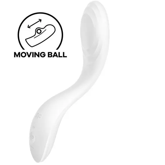 Вибратор с жемчужной стимуляцией точки G Satisfyer Rrrolling Pleasure White