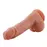 Ультрареалістичний фалоімітатор для секс-машин Hismith 8.3″ 2-layers Silicone Flesh Dildo, 2-шаровий