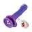 Фаллоимитатор 8.2″ с вибрацией для секс-машин Hismith Purple Silicone Dildo with Vibe, KlicLok