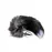 Металлическая анальная пробка Лисий хвост Alive Black And White Fox Tail S, диаметр 2,9 см