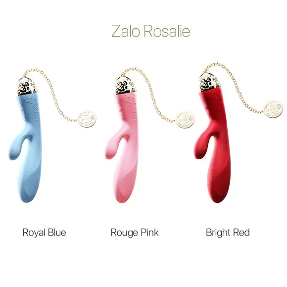 Смартвибратор-кролик Zalo — Rosalie Royal Blue