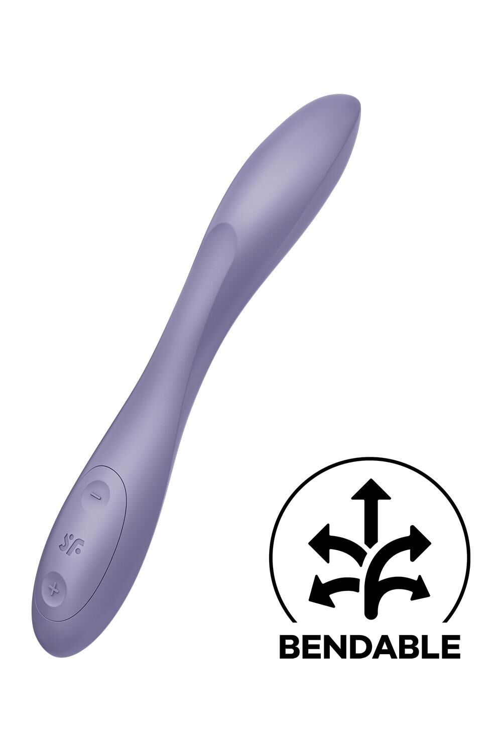 Універсальний вібратор Satisfyer G-Spot Flex 2, гнучкий стовбур із фіксацією положення