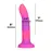 Светящийся в темноте фаллоимитатор ADDICTION Rave 8″ Glow in the Dark Dildo Pink Purple, 20,3 см