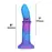 Фалоімітатор, що світиться в темряві, ADDICTION Rave 8″ Glow in the Dark Dildo Blue Purple, 20,3 см