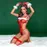 Эротический новогодний костюм JSY «Распутная миссис Клаус» One Size, Red, боди, браслеты, рожки