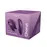 Смарт-вібратор для пар We-Vibe Chorus Purple, сенсорне керування вібраціями стисненням пульта	