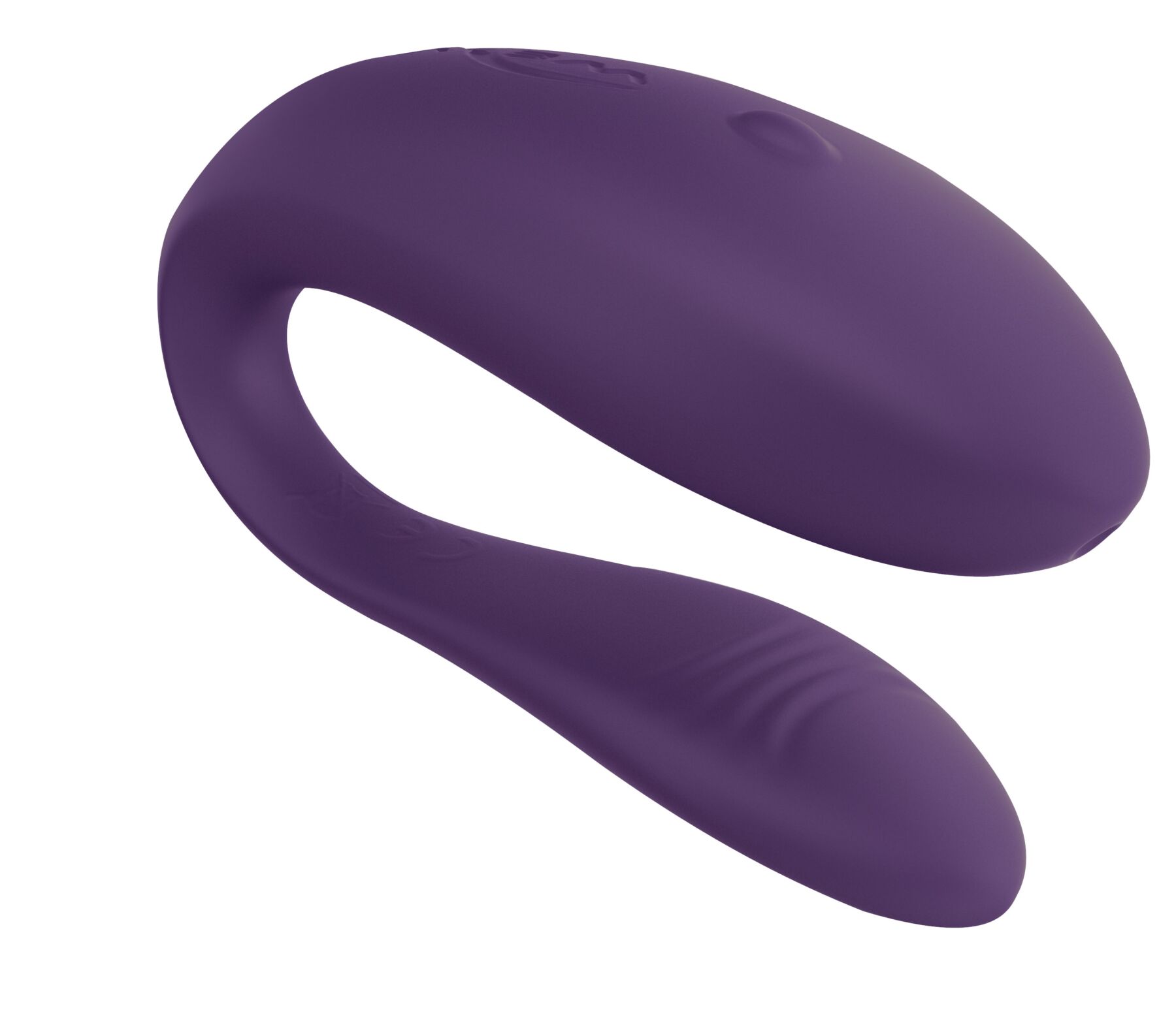 Недорогий вібрато�р для пар We-Vibe Unite Purple, однокнопковий пульт ДК