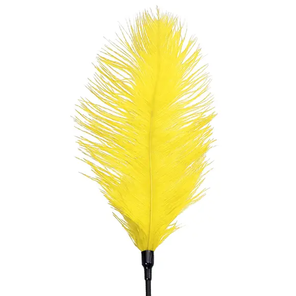 Лоскітка зі страусиним пером Art of Sex - Feather Tickler, колір Жовтий