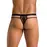 Мужские прозрачные стринги Passion 029 Thong Collin S/M Black, сетка