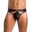 Мужские стринги Passion 033 Thong Paul S/M Black, под латекс