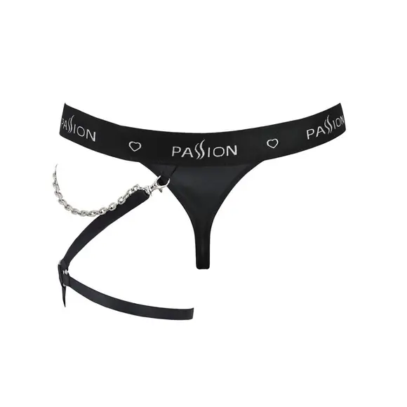 Мужские трусики танга с подвязкой Passion 058 Thong Bill L/XL Black