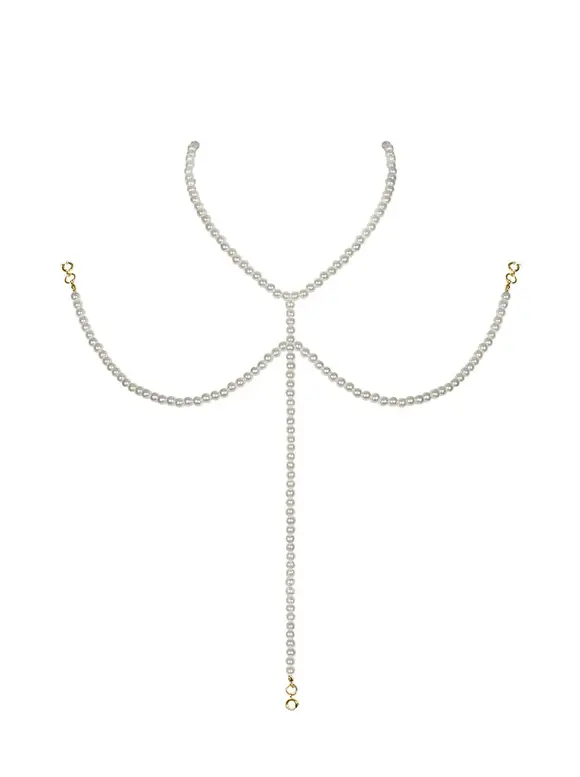 Ожерелье под жемчуг на декольте Obsessive A757 necklace pearl