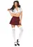 Еротичний костюм школярки Leg Avenue Classic School Girl S/M, спідниця + кроп-топ на зав’язках