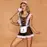 Эротический костюм горничной JSY «Трудяжка Эмма» One Size, платье, трусики, чепчик, метелка