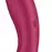 Вакуумный стимулятор с вибрацией Satisfyer Curvy Trinity 1 Red, игрушка 3в1