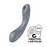 Вакуумний стимулятор з вібрацією Satisfyer Curvy Trinity 1 Bluegrey, іграшка 3в1