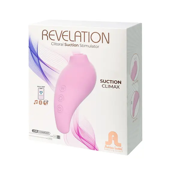 Вакуумний смарт-стимулятор Adrien Lastic Revelation Pink, режим Boost, керування через застосунок