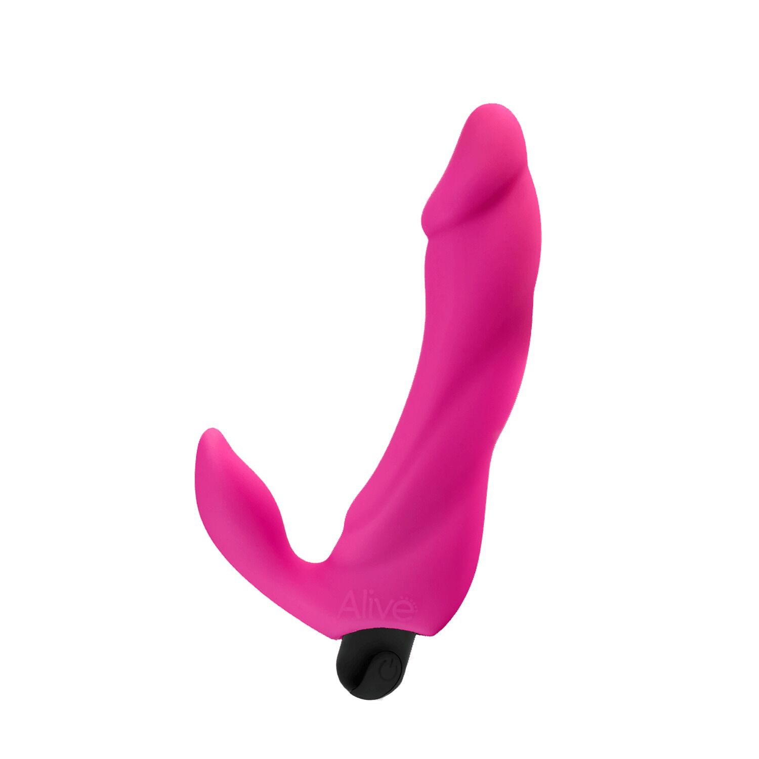 Вибратор вагинально-клиторальный Alive Bifun Pro, Pink, перез�аряжаемый
