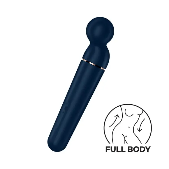 Вибромассажер Satisfyer Planet Wand-er Blue/Rosegold