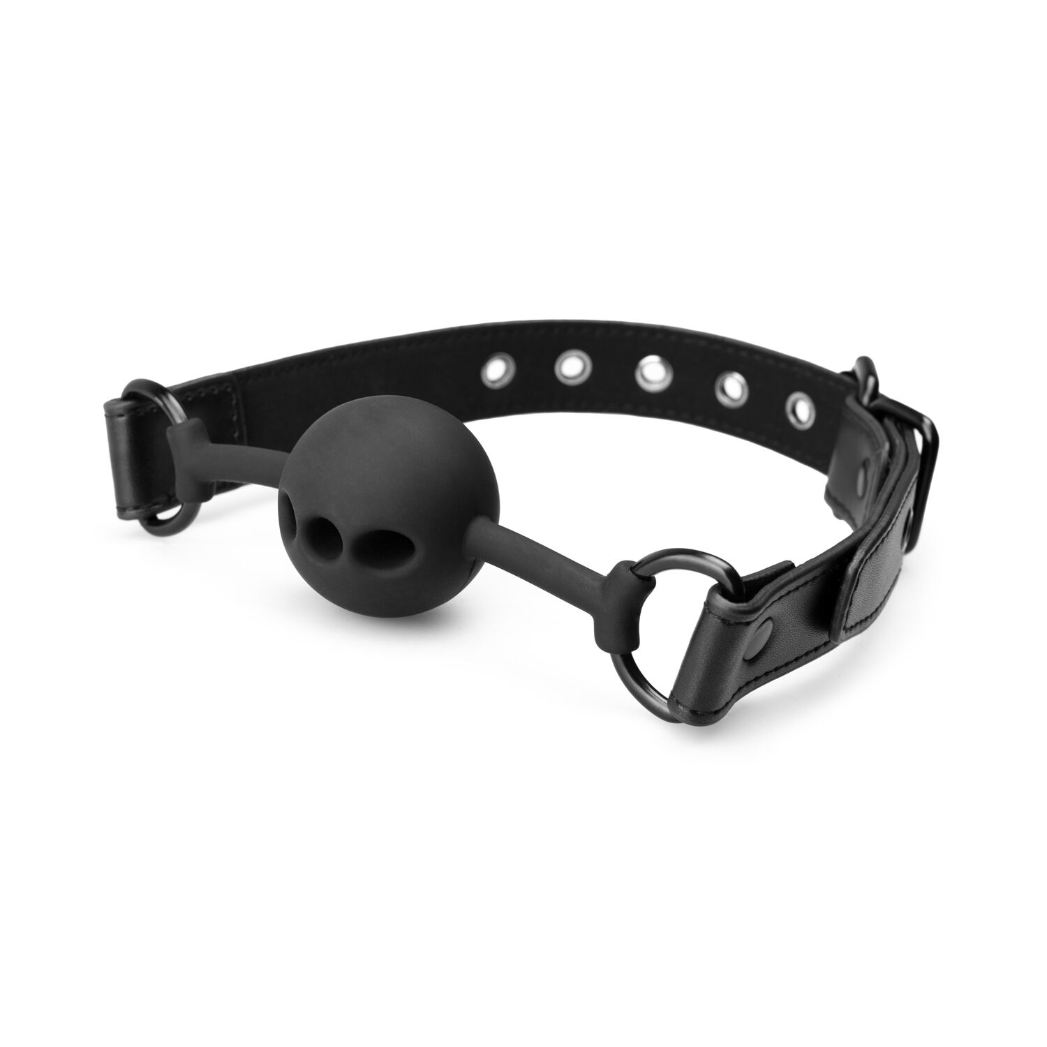 Воздухопроницаемый кляп Bedroom Fantasies: Breathable Silicone Ball Gag, черный