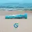 Скляний дилдо Gildo Ocean Flow, великі намистини, силіконова основа