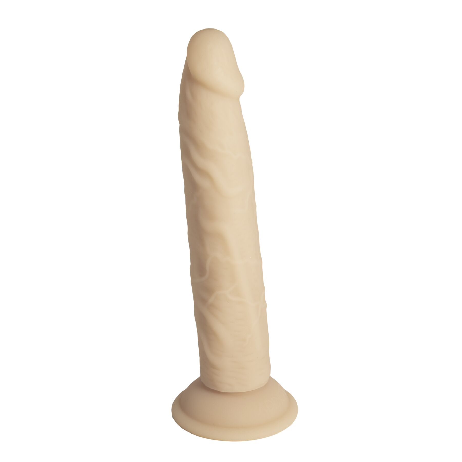 Фаллоимитатор Naked Addiction — 9″ Silicone Dual Density Bendable Dildo Vanilla, вибропуля в подарок