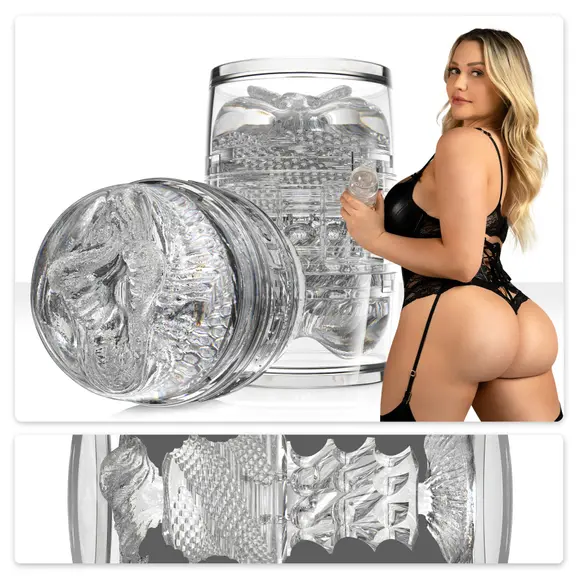 Мастурбатор Fleshlight Quickshot Mia Malkova, со слепком попки и вагины, компактный, для пар и минет