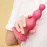 Насадка для страпона Strap-On-Me Dildo Plug Beads Framboise Metallic S