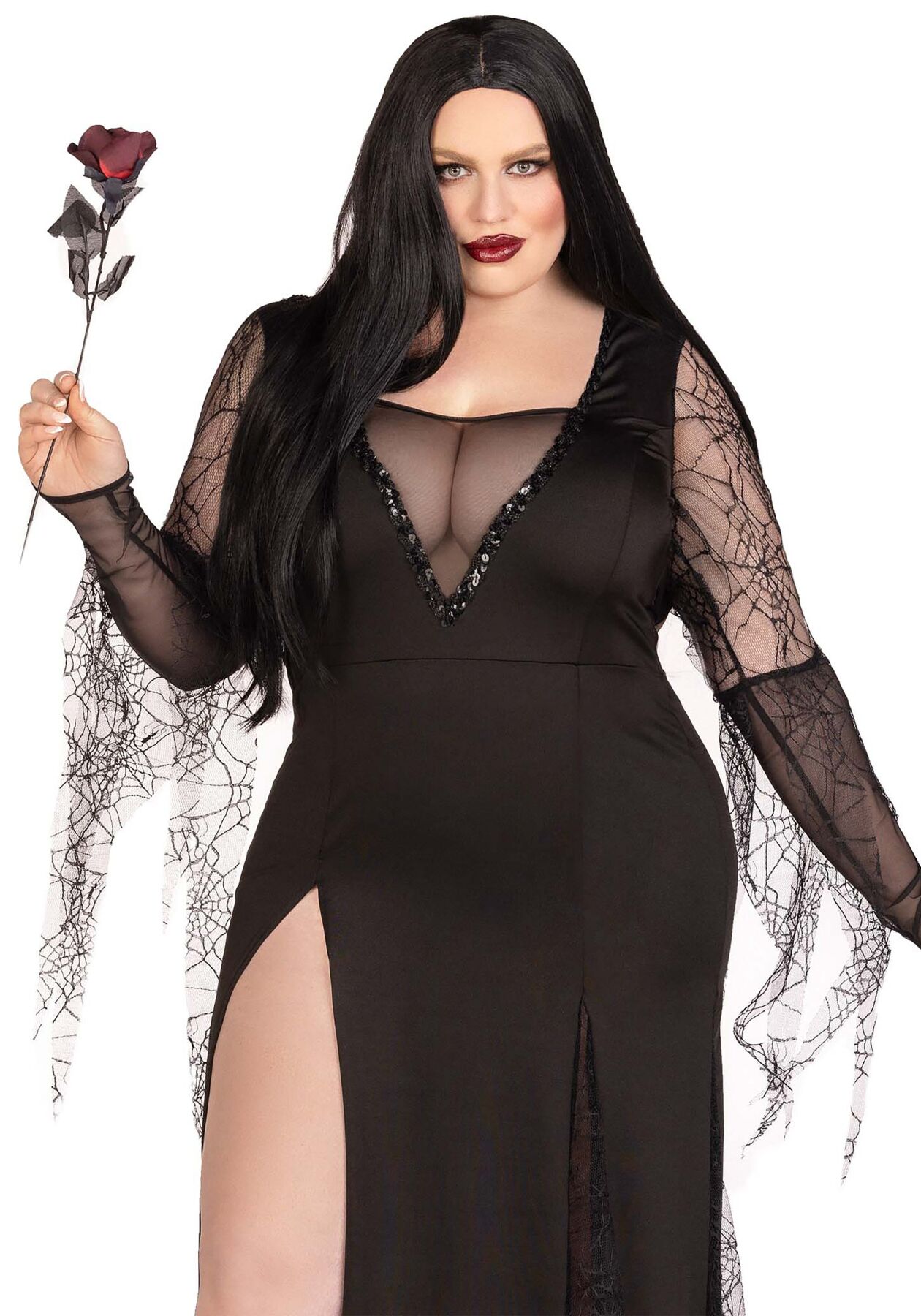 Костюм Мортіші Аддамс Leg Avenue Sexy Spooky Morticia 1X–2X