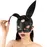 �Кожаная маска Зайки Art of Sex - Bunny mask, цвет Черный