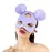 Кожаная маска зайки Art of Sex - Mouse Mask, цвет Лавандовый
