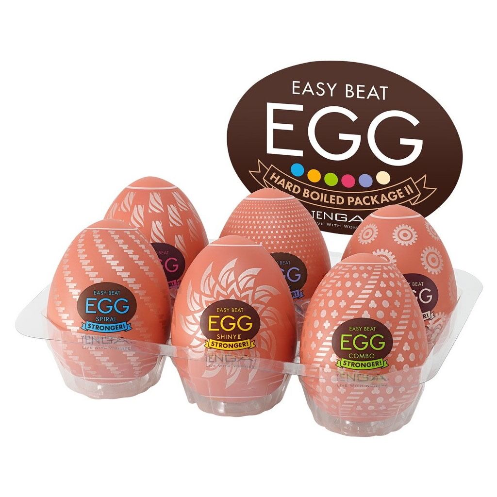 Набор мастурбаторов-яи�ц Tenga Egg Hard Boilded II Pack (6 яиц)