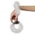 Наручники металлические Adrien Lastic Handcuffs White с белой пушистой отделкой