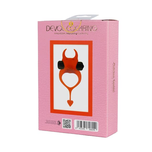 Эрекционное кольцо Devol Cockring с вибрацией