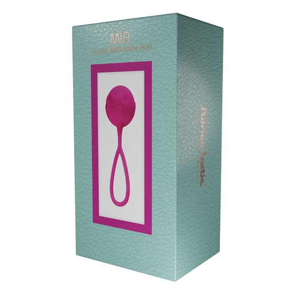 Вагинальные шарики Adrien Lastic Geisha Lastic Balls Mía Magenta (L), диаметр 4 см, масса 42 г