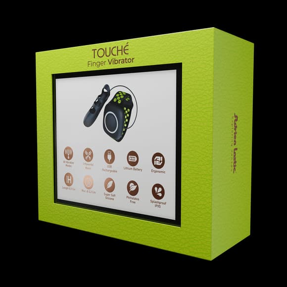 Вибратор на палец Adrien Lastic Touche (L) для глубокой стимуляции с пультом управления на руке