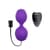 Вагинальные шарики с вибрацией Adrien Lastic Kegel Vibe Purple, диаметр 3,7см