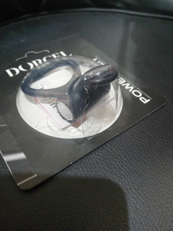 Эрекционное кольцо Dorcel Power Clit Black V2 с вибрацией (мятая упаковка)
