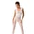 Бодістокінг Passion BS052 white, комбінезон, імітація корсета з підтяжками, панчох і трусиків
