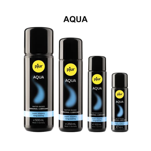 Лубрикант на водній основі pjur Aqua 250 мл, ефект оксамитової шкіри без прилипання